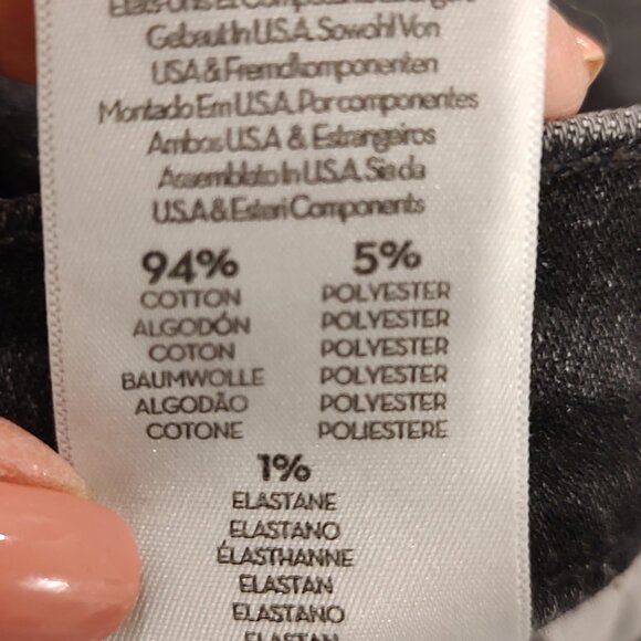 MOTHER The Ditcher Zip Ankle Jeans Womens 28, Smoking Section Black - Picture 6 of 10